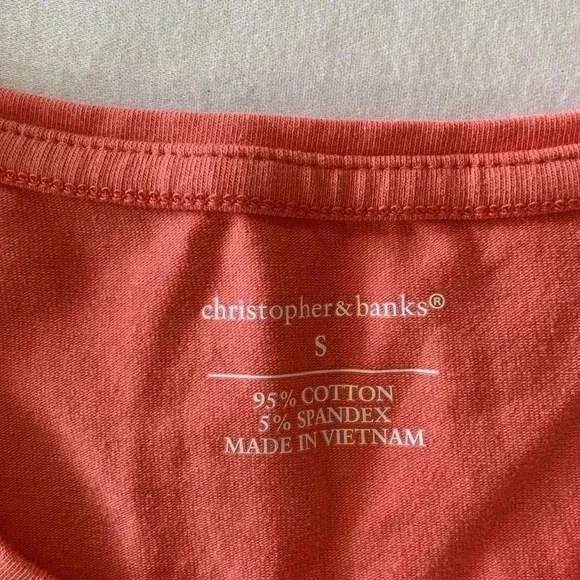 Christopher & Banks women’s small tee shirt EUC - Picture 2 of 3